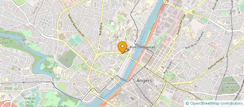 localisation de l'entreprise ASS DANSE ET RECHERCHE CHOREGRAPHIQUE à ANGERS