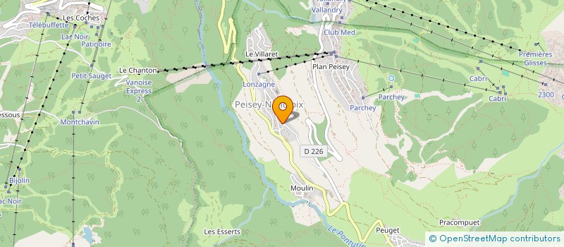 localisation de l'entreprise ASS DANSE SPORTIVE TARENTAISE  LANDRY