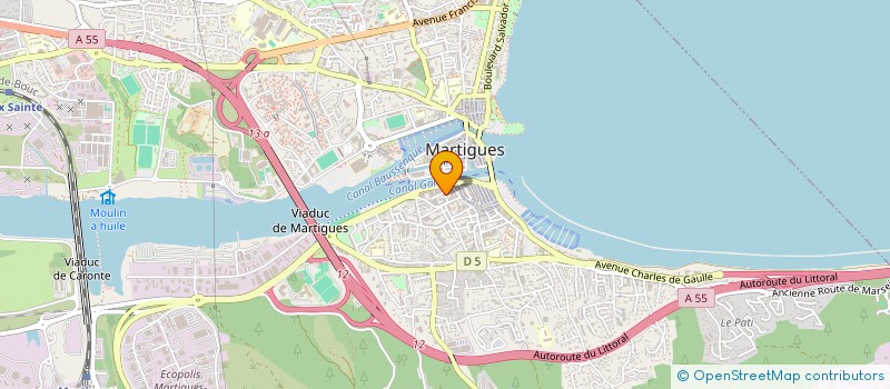 localisation de l'entreprise ASS DANSER SA VIE ECOLE MUNICIPALE à MARTIGUES