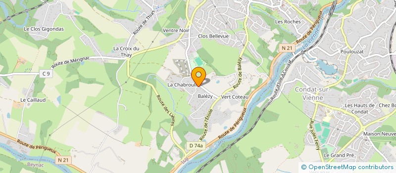 localisation de l'entreprise ASS DANSES D'ICI ET D'AUTRE PART à ISLE