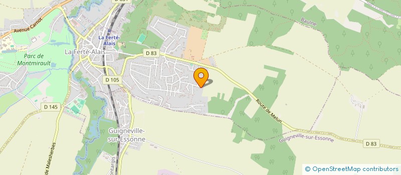 localisation de l'entreprise ASS DANSES ENTRETIEN CORPOREL FERTOIS  LA FERTE-ALAIS