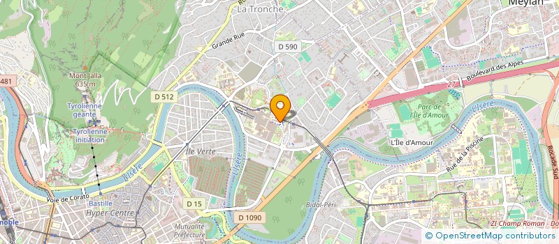 localisation de l'entreprise ASS DAUPHIN DIFFUS DOCUMENT CANCEROLOGIE à LA TRONCHE