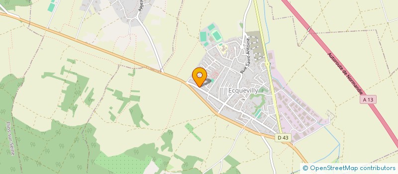 localisation de l'entreprise ASS DE CAVALIERS PROPRIETAIRES à ECQUEVILLY