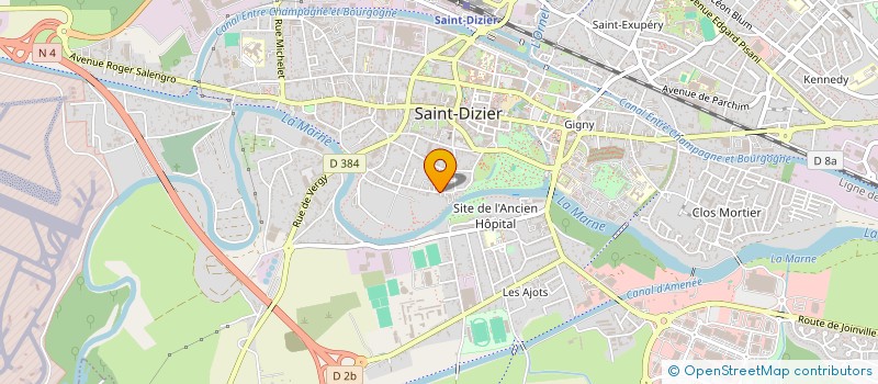 localisation de l'entreprise ASS DE CHANLAIRE-BENOIT à SAINT-DIZIER
