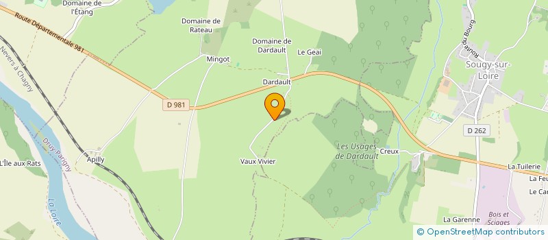 localisation de l'entreprise ASS DE CHASSE DE BAGNOLET à DRUY-PARIGNY