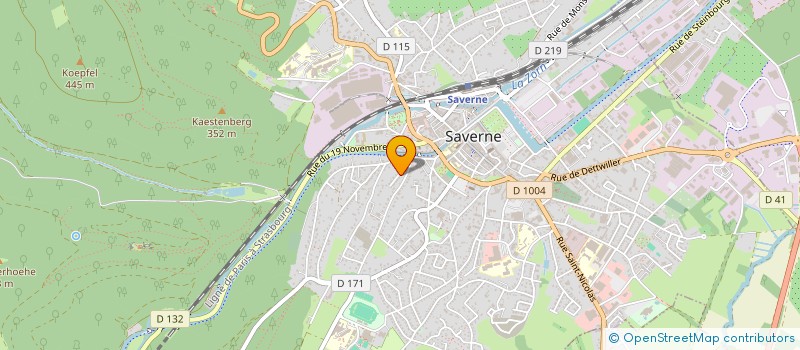 localisation de l'entreprise ASS DE CHASSE DE LA COLONNE à SAVERNE
