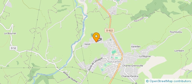 localisation de l'entreprise ASS DE CHASSE-GESTION DU CANTAL à NAUCELLES