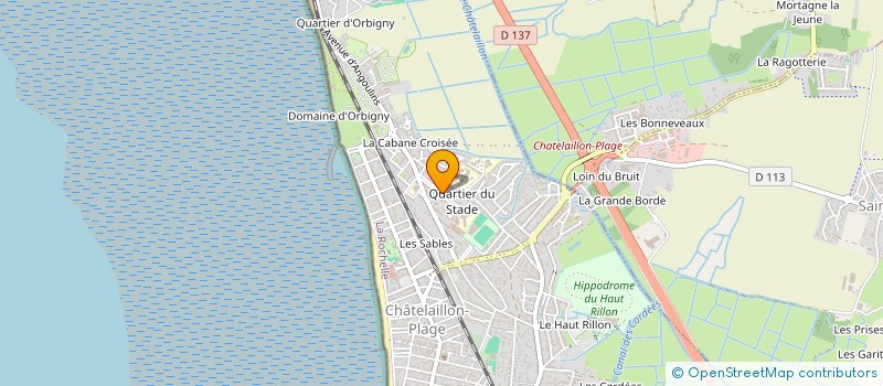 localisation de l'entreprise ASS DE CHATELAILLON DE L'UNION NATIONALE DU SPORT SCOLAIRE à CHATELAILLON-PLAGE