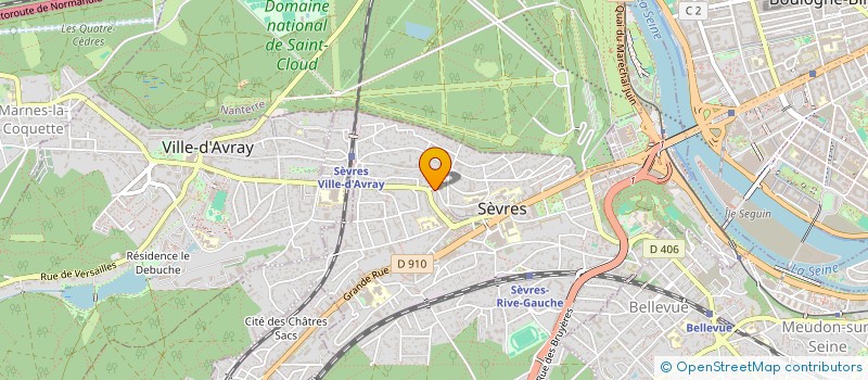localisation de l'entreprise ASS DE COEUR à SEVRES