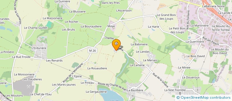 localisation de l'entreprise ASS DE CONCOURS HIPPIQUE LA RENAUDIERE à COUERON