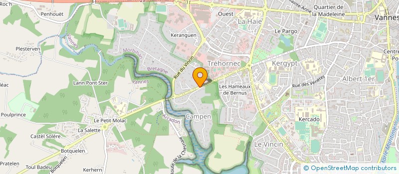 localisation de l'entreprise ASS DE CONSEILS EN INFORMATIQUE DE GESTI à VANNES
