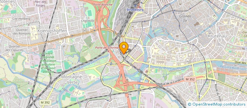 localisation de l'entreprise ASS  DE CONSTRUCT EGLISE NOTRE DAME  STRASBOURG