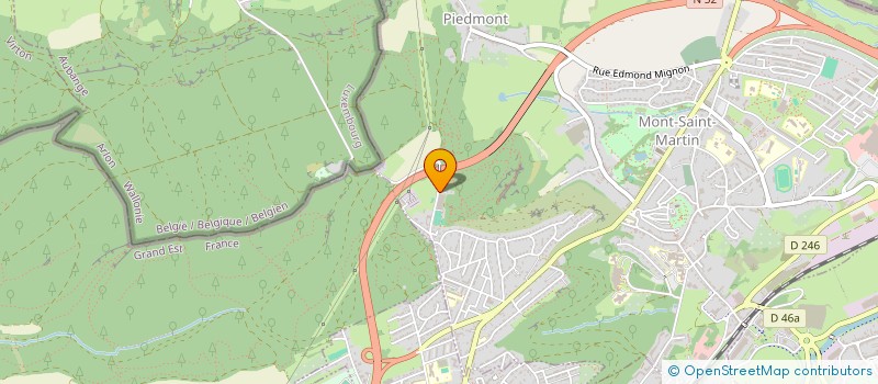 localisation de l'entreprise ASS DE DANSE ET D AEROBIC à MONT-SAINT-MARTIN