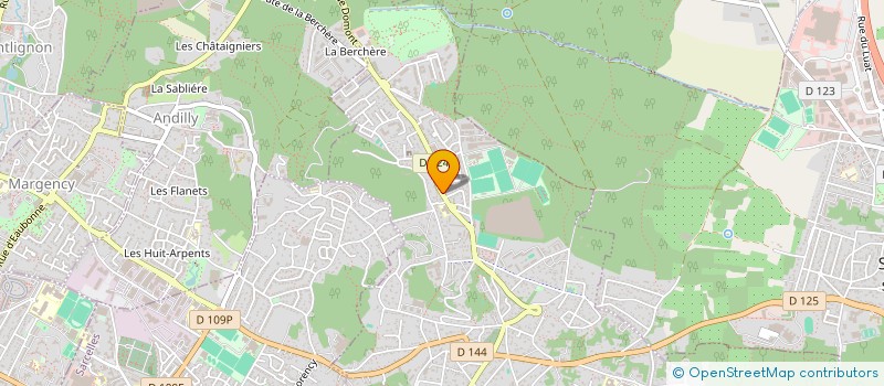 localisation de l'entreprise ASS DE DANSE SPORTIVE MONTMORENCY  MONTMORENCY