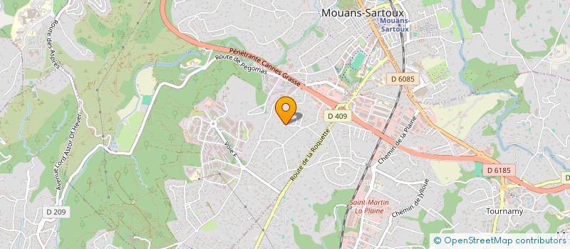 localisation de l'entreprise ASS DE DEFENSE CONTRE LES NUISANCES AERIENNES à MOUANS-SARTOUX