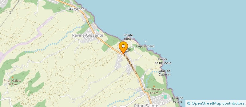 localisation de l'entreprise ASS DE DEFENSE DE L'ENVIRONNEMENT DE LA REUNION à SAINTE-ROSE