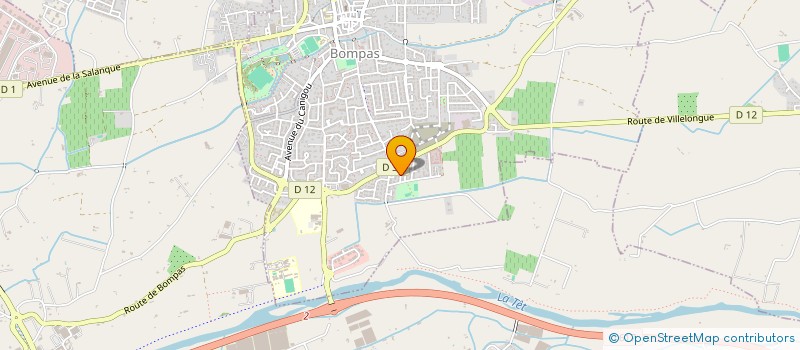 localisation de l'entreprise ASS DE DEFENSE DES LOCATAIRES ET DES CONSOMMATEURS DES PYRENEES - ORIENTALES à BOMPAS