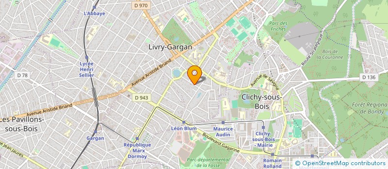 localisation de l'entreprise ASS DE FAIT D APRILE ET GERBAU à LIVRY-GARGAN