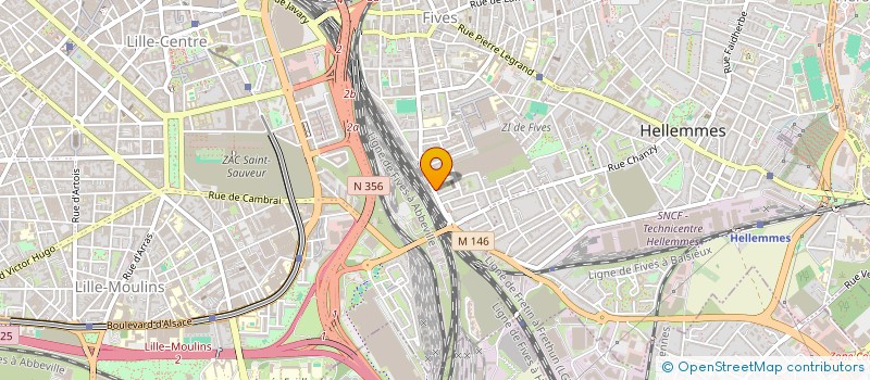 localisation de l'entreprise ASS DE FAIT DES DRS COUROUBLE ET PIROT à LILLE