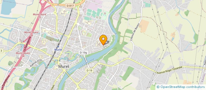 localisation de l'entreprise ASS DE FAIT GASSIA IBOS ROULEAU  MURET