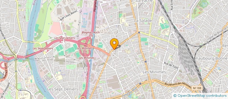 localisation de l'entreprise ASS DE FAIT ROUVIERE GAILLARD BENAMOU DUCOS à TOULOUSE