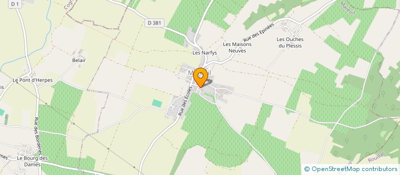 localisation de l'entreprise ASS DE FAIT SICAIRE à GENAC-BIGNAC