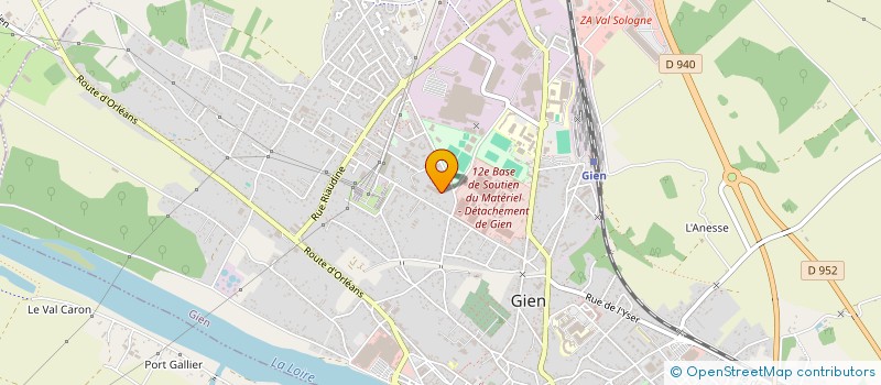 localisation de l'entreprise ASS DE FAMILLES DE GIEN à GIEN