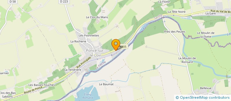 localisation de l'entreprise ASS DE FINANCEMENT CAMPAGNE ELECTORALE ELECTIONS REGIONALE à LOIR EN VALLEE