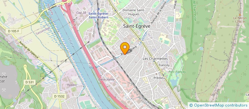 localisation de l'entreprise ASS DE FINANCEMENT D ECOLOGIE ET SOCIETE à SAINT-EGREVE