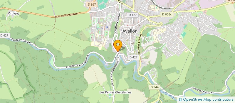 localisation de l'entreprise ASS DE FINANCEMENT DE LA FEDERATION à AVALLON