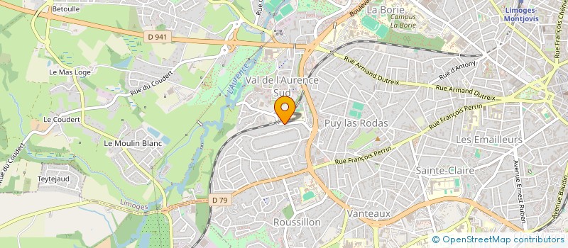 localisation de l'entreprise ASS. DE FINANCEMENT OSONS-LIMOGES à LIMOGES