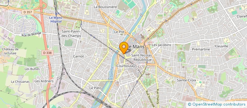 localisation de l'entreprise ASS DE FONTENAY ET LEMASSON  LE MANS