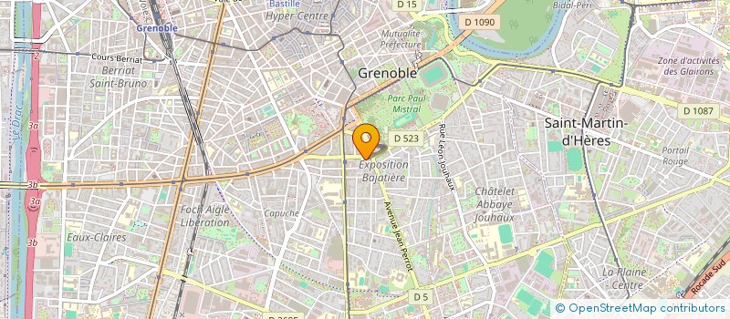 localisation de l'entreprise ASS DE FORMATION INDEPENDANTE EN GYNECO  GRENOBLE