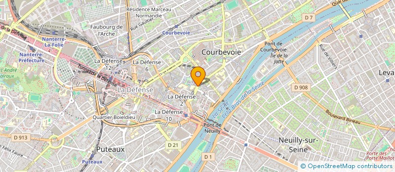 localisation de l'entreprise ASS DE GESTION DE LA MAISON DE MECANIQUE à COURBEVOIE