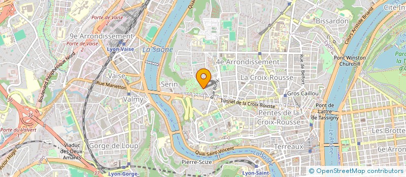 localisation de l'entreprise ASS DE GESTION DE LA VILLA GILLET à LYON