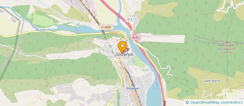 localisation de l'entreprise ASS DE GESTION DES AFFAIRES CULTURELLES à SISTERON