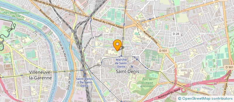 localisation de l'entreprise ASS DE GESTION DES MAISONS DE QUARTIER à SAINT-DENIS