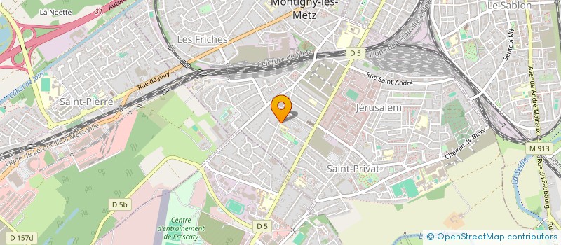 localisation de l'entreprise ASS DE GESTION DES MULTI ACCUEIL DE MONTIGNY LES METZ à MONTIGNY-LES-METZ