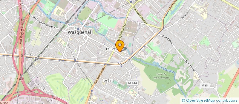 localisation de l'entreprise ASS DE GESTION DU CFA REGIONAL DES HAUTS DE FRANCE JEAN BOSCO  SAINGHIN-EN-MELANTOIS