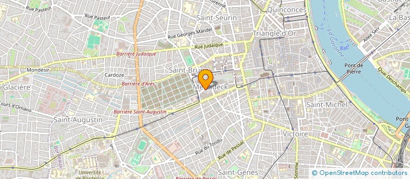 localisation de l'entreprise ASS DE GESTION DU RESTAURANT ADMINISTRATIF MERIADECK DIRECTION REGIONALE DES FINANCES PUBLIQUES DE LA GIRONDE à BORDEAUX