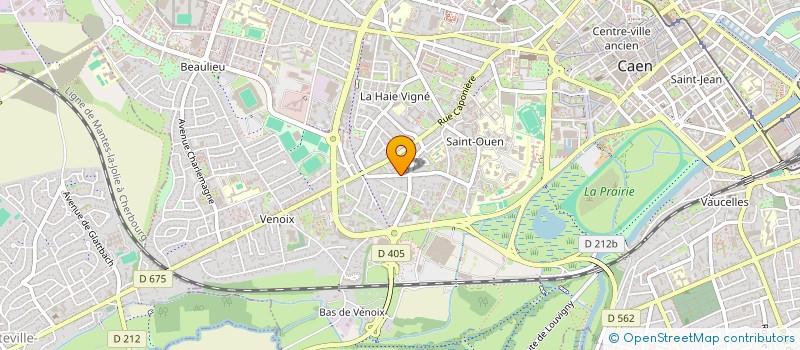 localisation de l'entreprise ASS DE GESTION DU STRESS à CAEN