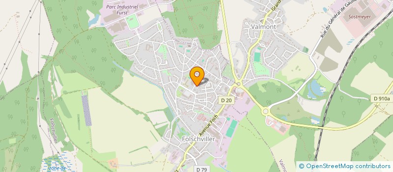 localisation de l'entreprise ASS DE GESTION ESPACE PARENTS ENFANTS  FOLSCHVILLER