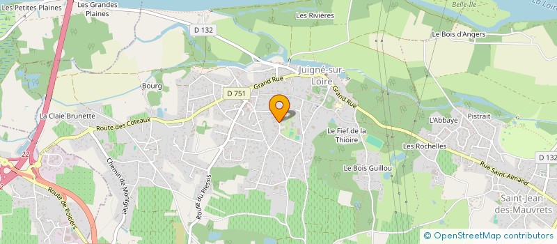 localisation de l'entreprise ASS DE GESTION LOGEMENT FOYER à LES GARENNES SUR LOIRE