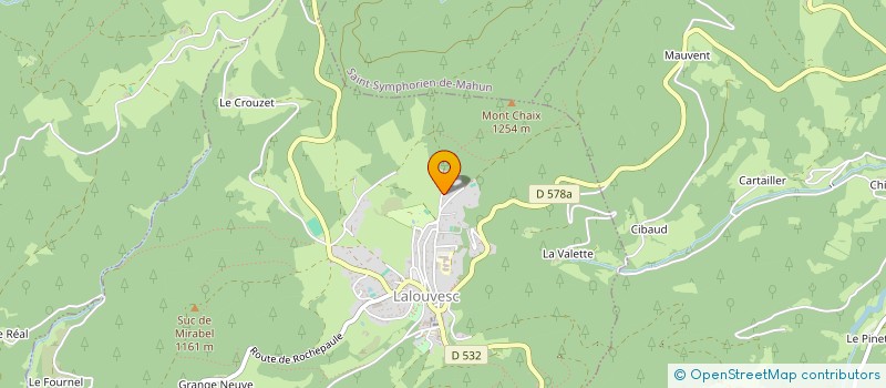 localisation de l'entreprise ASS DE GESTION MAISON FONCOUVERTE à LALOUVESC
