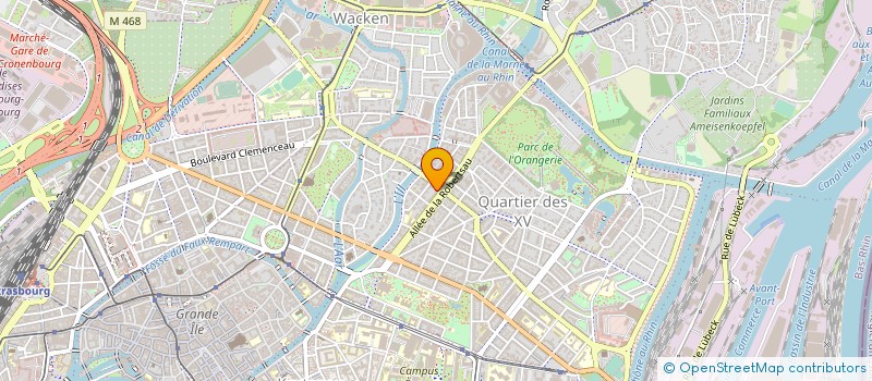 localisation de l'entreprise ASS DE GESTION NOTRE DAME DE SION à STRASBOURG