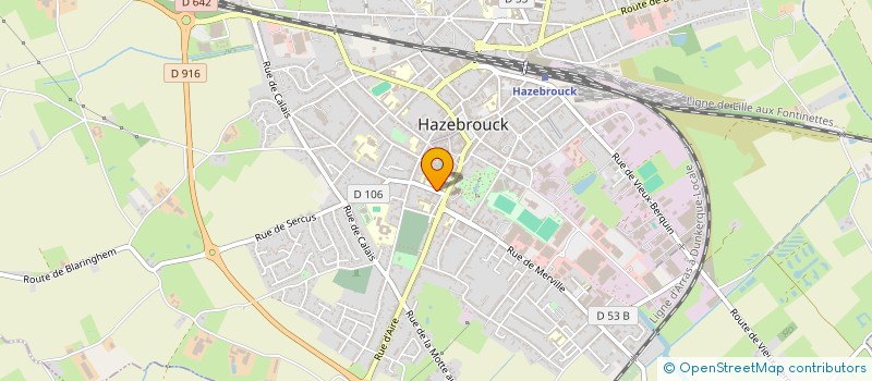 localisation de l'entreprise ASS DE GESTION RES SAMSOEN HAZEBROUCK à HAZEBROUCK