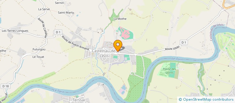 localisation de l'entreprise ASS DE GESTION SITE PUECH RAMPANT  CASTELNAU-DE-LEVIS