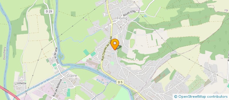 localisation de l'entreprise ASS DE GYMNASTIQUE L ALERTE  FLOING