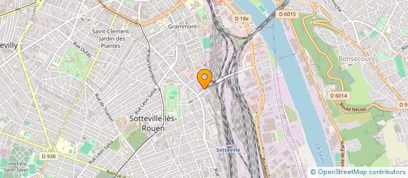 localisation de l'entreprise ASS DE GYMNASTIQUE LA SOTTEVILLAISE  SOTTEVILLE-LES-ROUEN