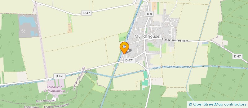 localisation de l'entreprise ASS DE GYMNASTIQUE VOLONTAIRE  ROGGENHOUSE